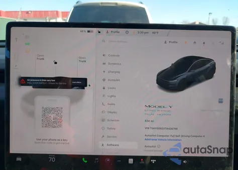 2026 Tesla Model Y Long Range Dual Motor All-Wheel Drive/Long Range Launch Series из США, поврежденный, VIN 7SAYGDEEXTA438766